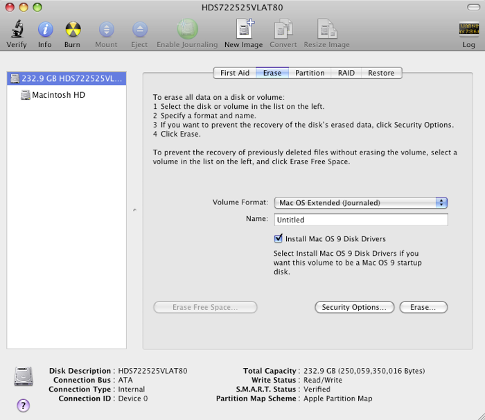 How to prepare hard drive for mac os x 10 11 download free